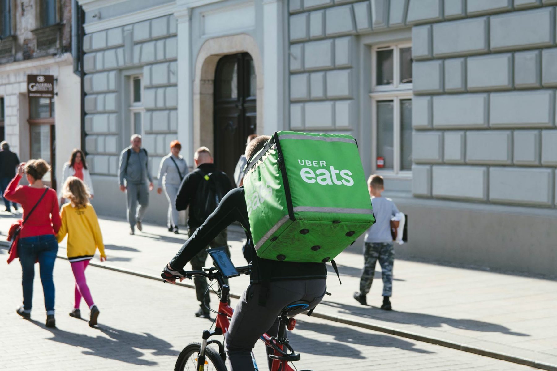 Uber Eats driver comparison to weed delivery